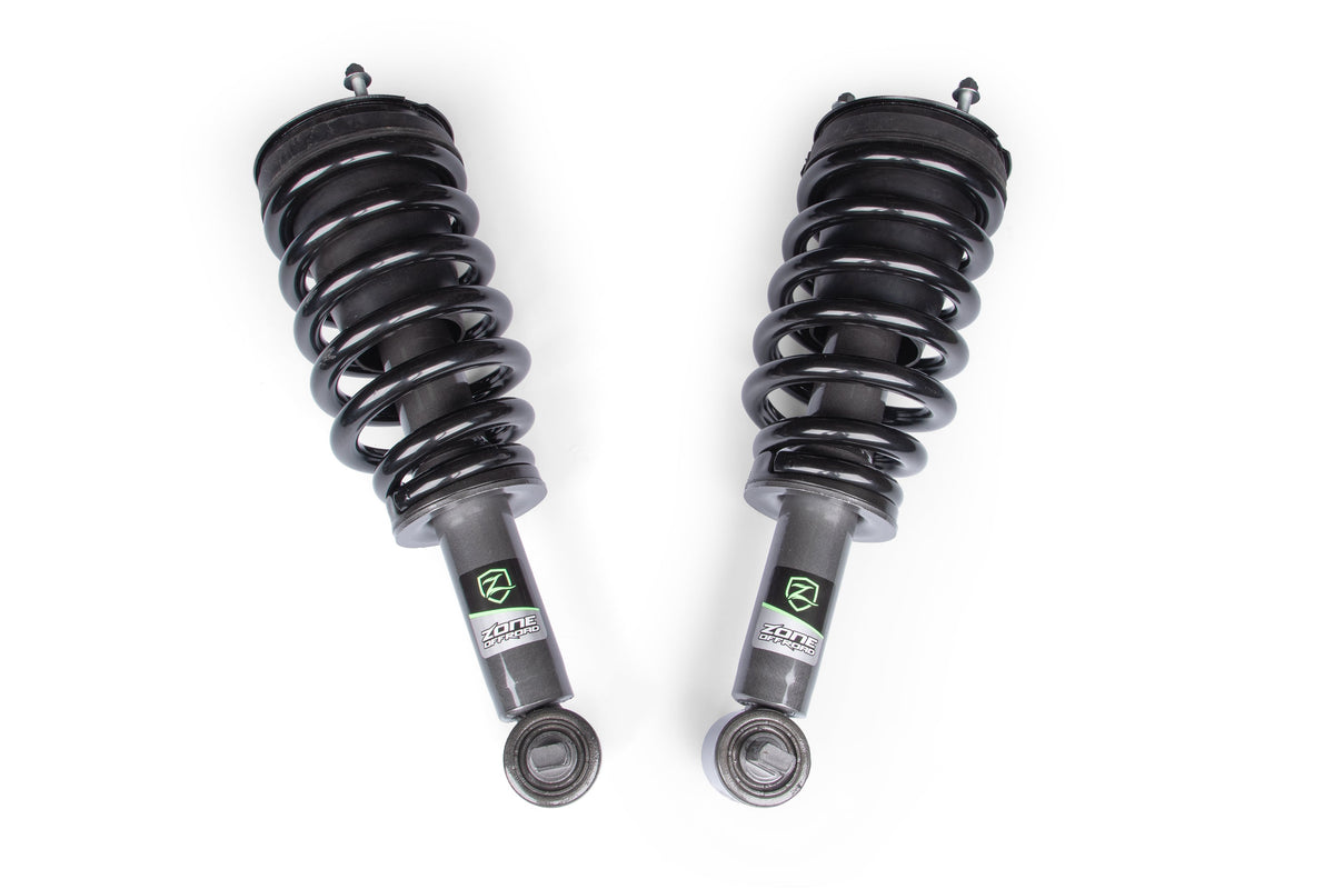 Zone 07-18 GM 1500 4WD 2in Front / 0in Rear Lift Kit w/ Nitro Shocks & Struts - ZONC86LN