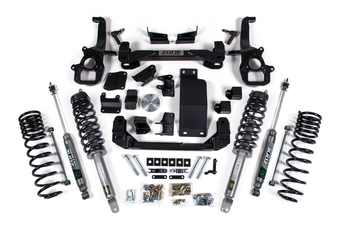 Zone Offroad 19-21 Ram 1500 4WD 4in Front 3in Rear Suspension Lift System / Fox Shocks - ZOND99F