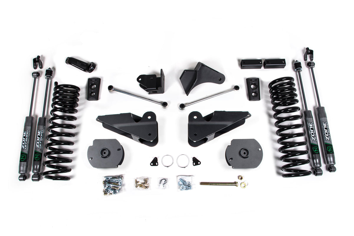 Zone Offroad 25-26 Ram 2500 4WD (Dsl) 4in Lift Kit / 2.5in Rear Lift / Spacer - Nitro Shocks - ZOND155N