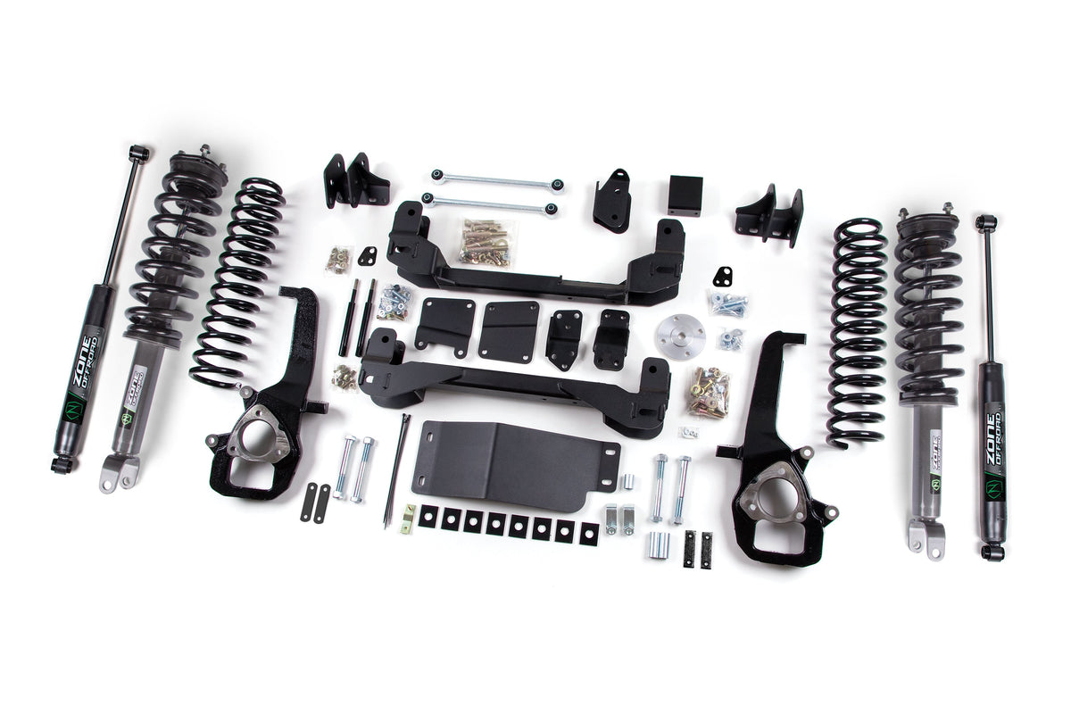 Zone Offroad 13-18 Ram 1500 4WD 4in Lift Kit - Nitro Loaded Struts & Shocks - ZOND43LN