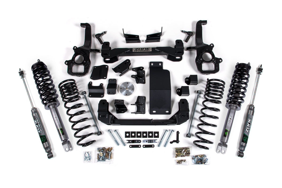 Zone Offroad 19-21 Ram 1500 4WD 6in Front 5in Rr Suspension Lift System w/OE 22in Wheels Fox Shocks - ZOND97F