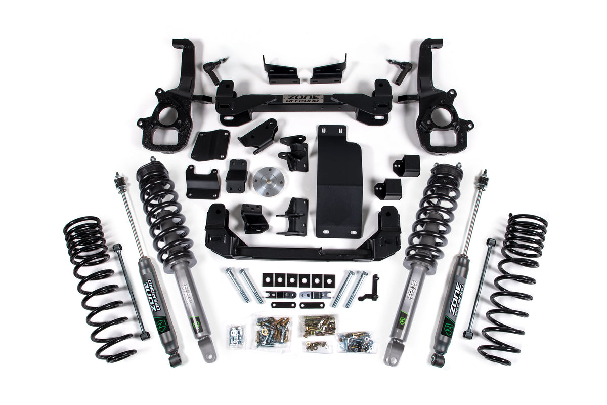 Zone Offroad 19-21 Ram 1500 4WD 4in Front 3in Rear Suspension Lift System / Fox Shocks - ZOND99F
