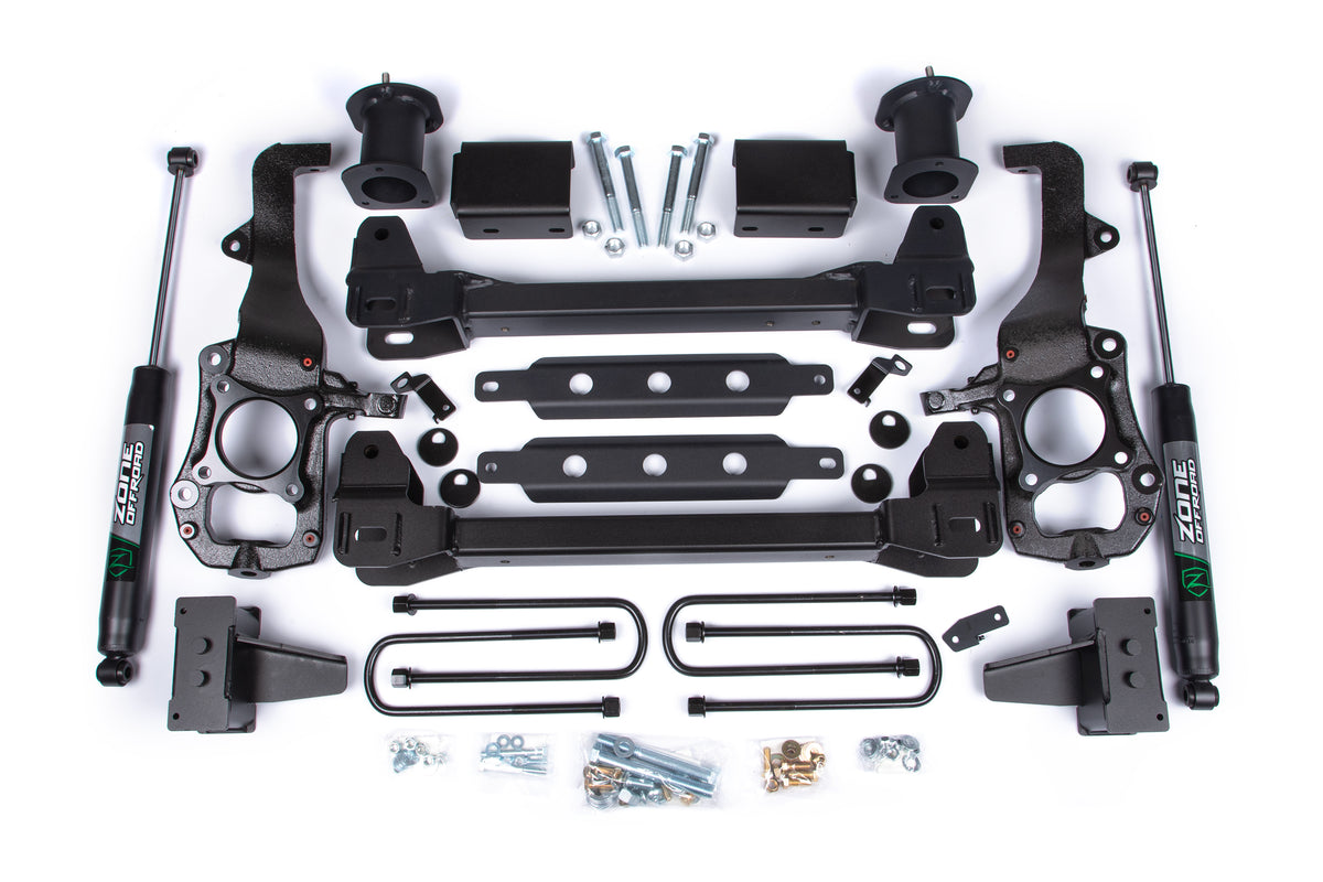 Zone Offroad 21-26 Ford F-150 2WD 6in Suspension Lift Kit - ZONF121N