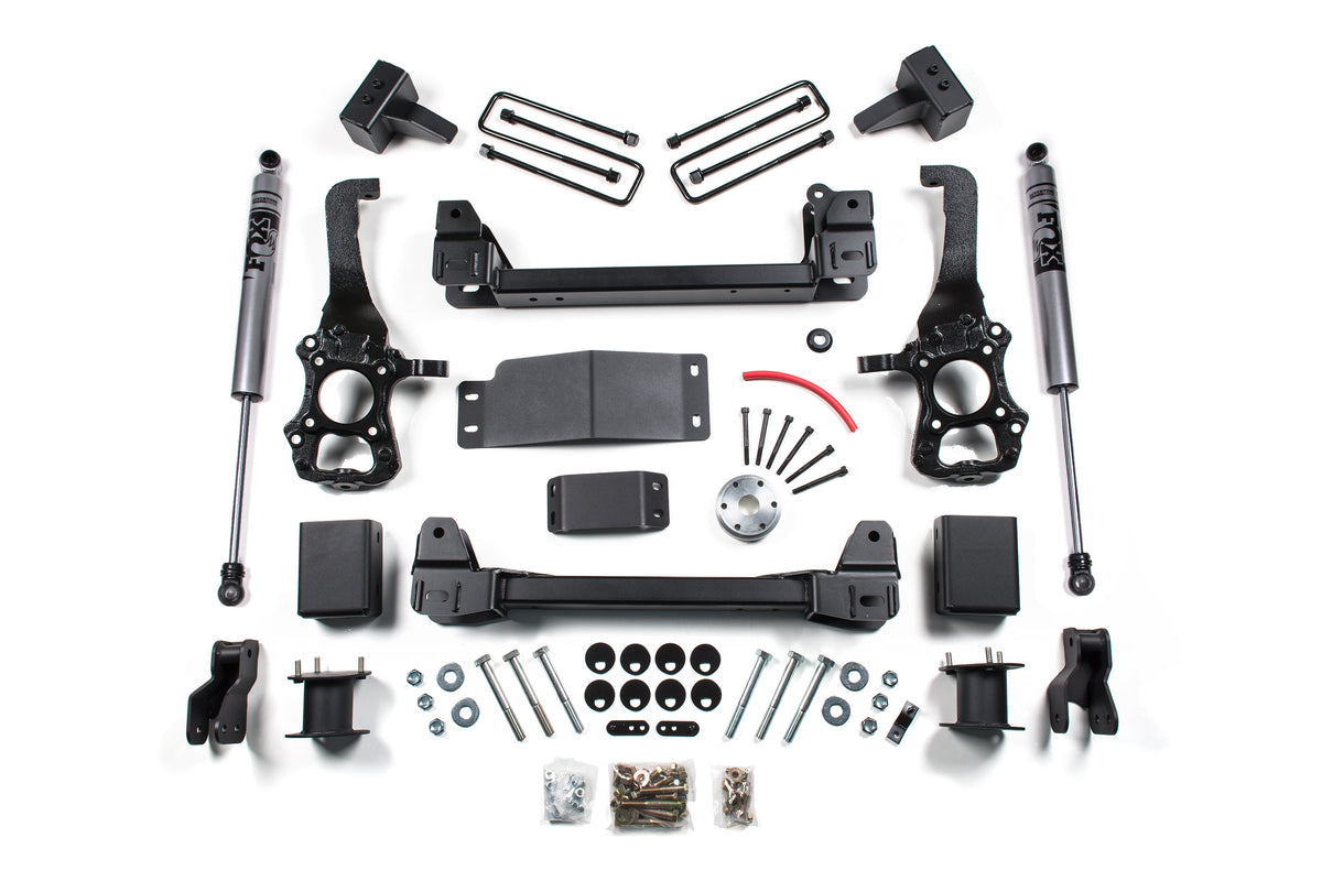 Zone Offroad 15-19 Ford F150 4WD 4in Suspension Lift System - FOX 2.0 Adventure Series