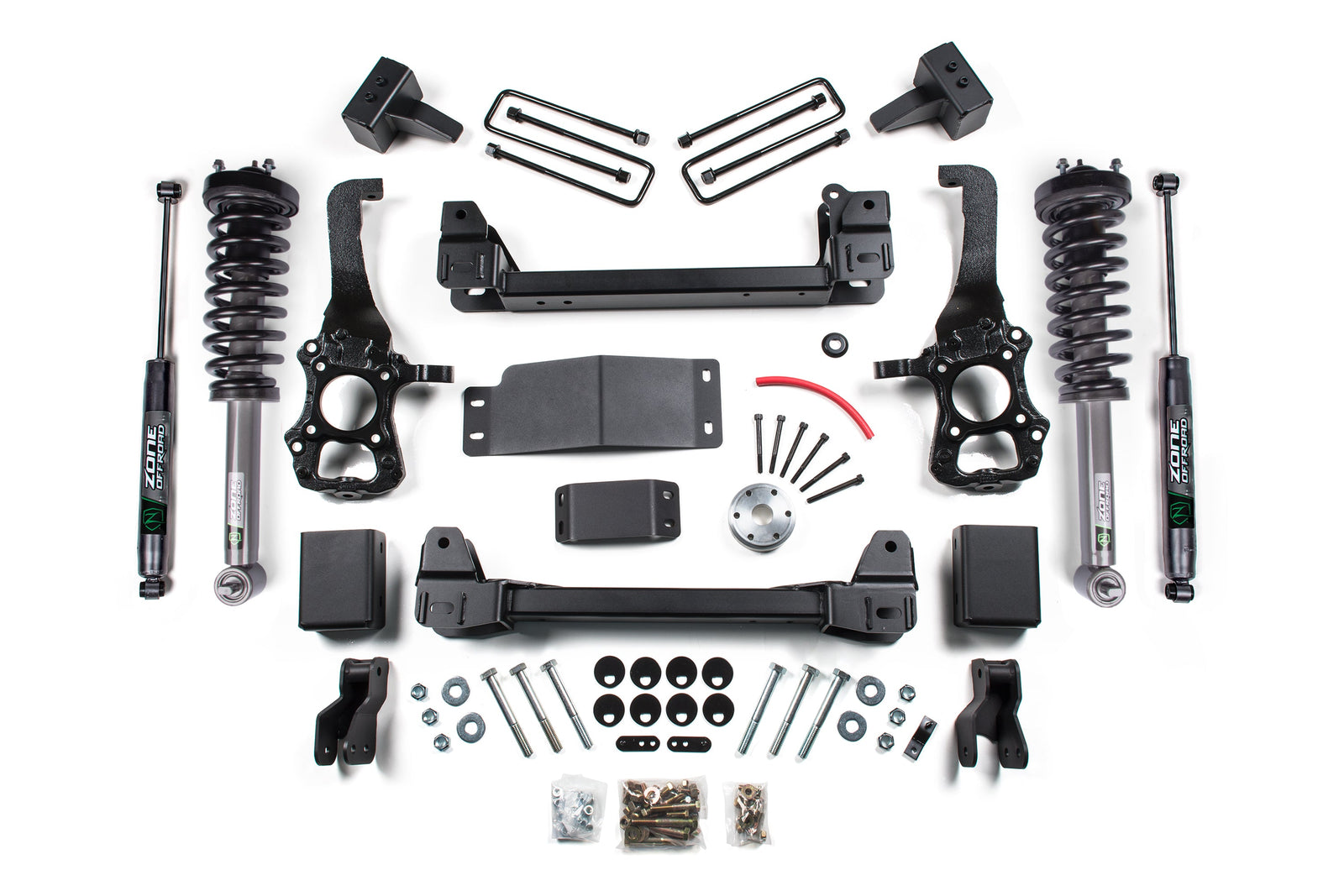 Zone Offroad 15-19 Ford F150 4WD 4in Suspension Lift System - FOX 2.0 Adventure Series
