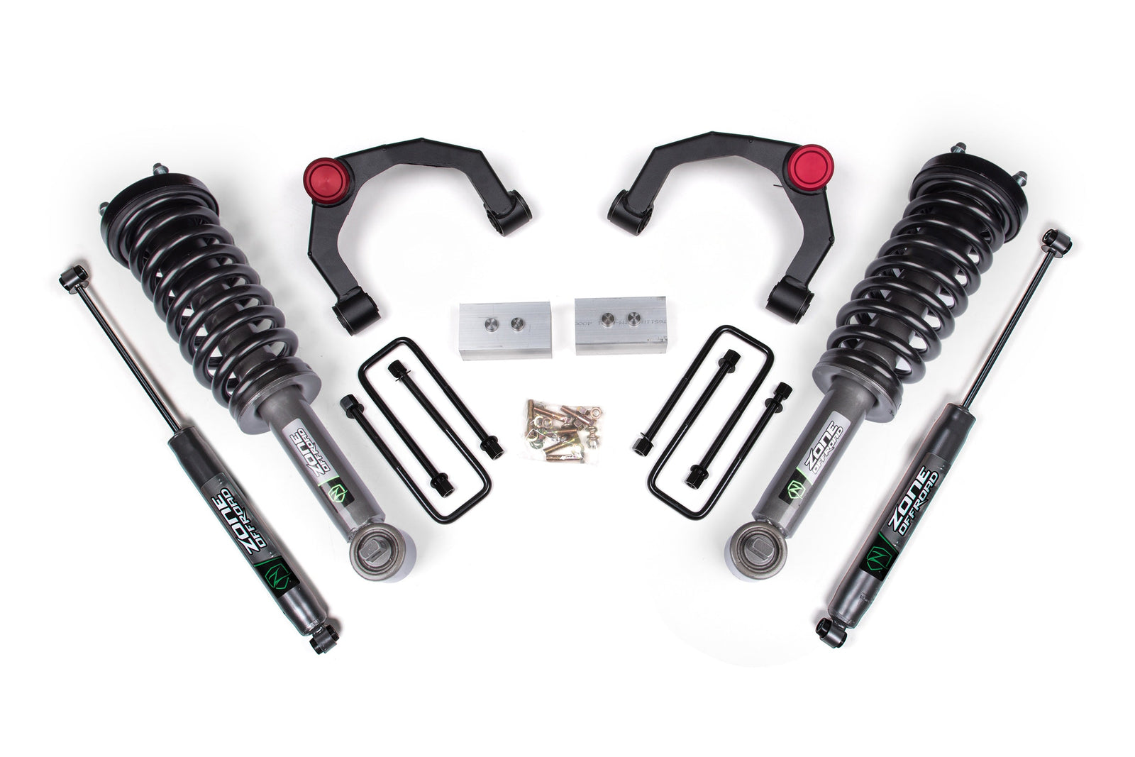 15-20 Ford F150 4wd 3in Adv Series Lift Kit w/ Nitro Shocks & Struts - ZONF66LN