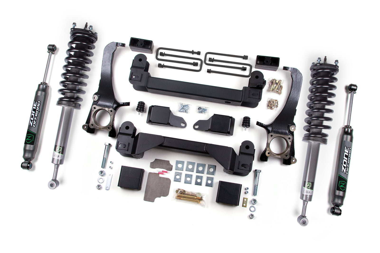 Zone Offroad 16-21 Toyota Tundra 4WD 5in Lift Kit - Nitro Loaded Struts & Shocks - ZONT5LN