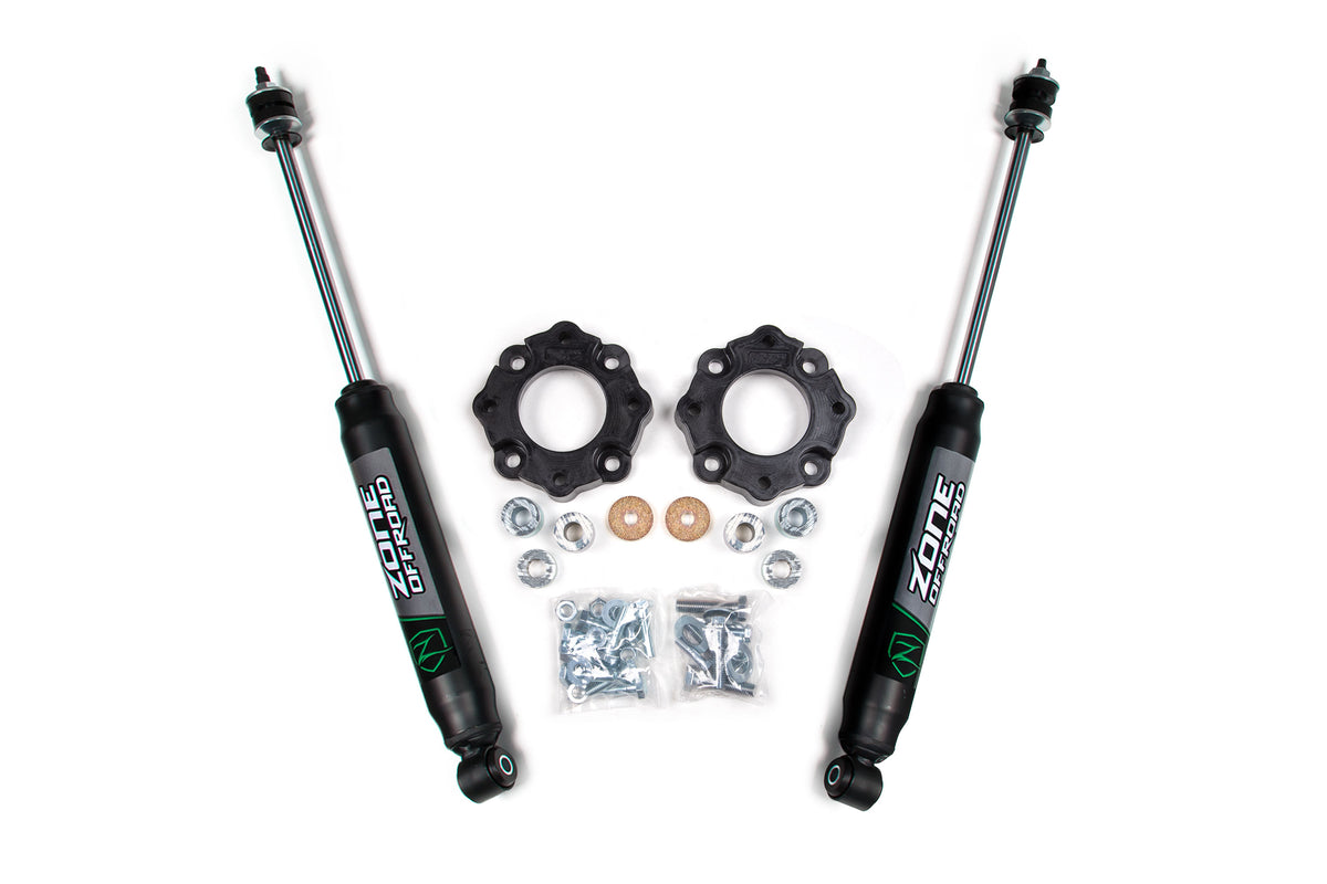 Zone Offroad 22-26 Toyota Tundra / 23-26 Sequoia / 4WD / 2in Leveling Kit - Nitro Rear Shocks - ZONT9N