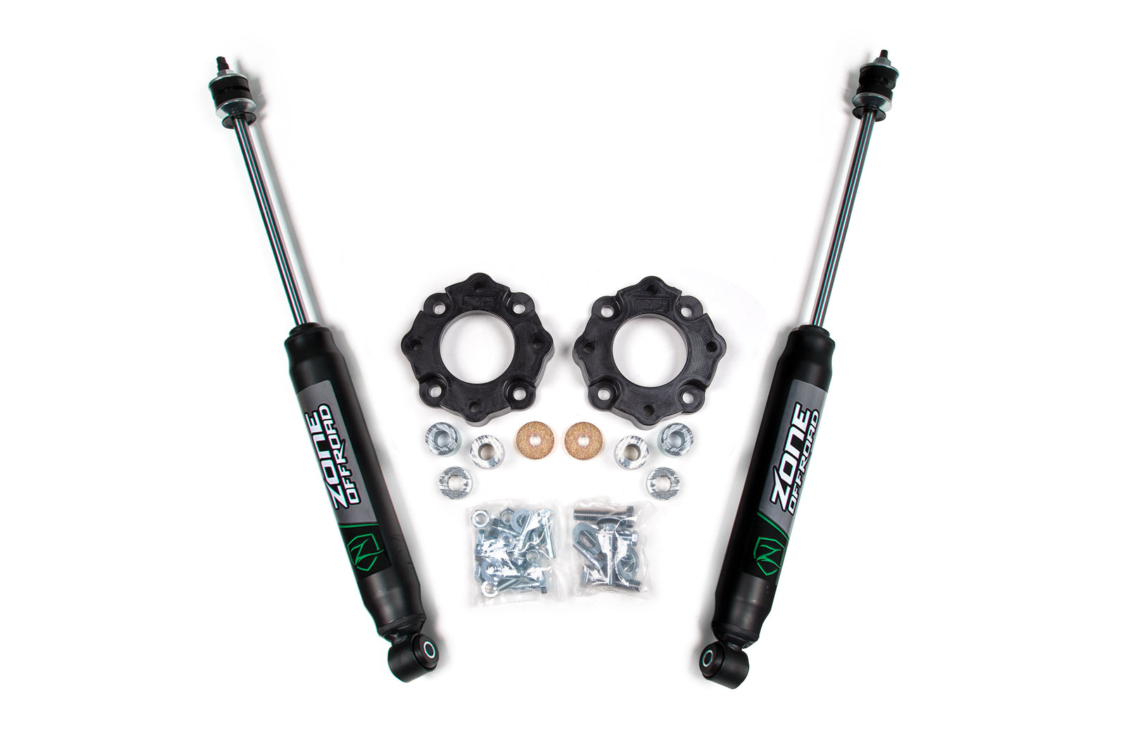 Zone Offroad 22-26 Toyota Tundra / 23-26 Sequoia / 4WD / 2in Leveling Kit - Nitro Rear Shocks - ZONT9N