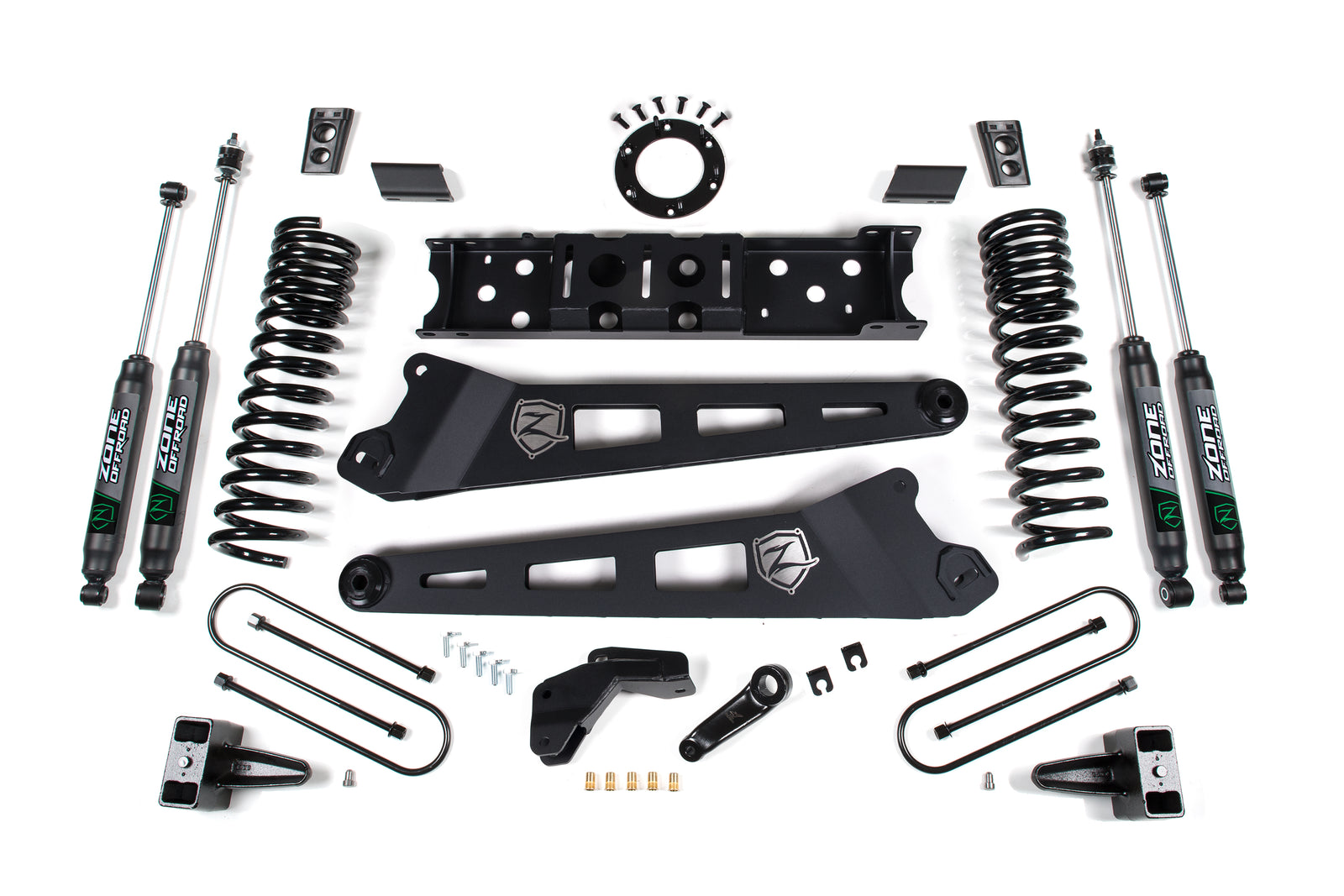 Zone Offroad 19-24 Ram 3500 6.5in Radius Arm - w/o Overload - 6-Bolt T-Case - Nitro Shocks - ZOND113N