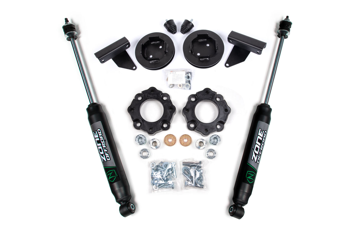 Zone Offroad 22-26 Toyota Tundra 4WD 2in Lift Kit - Nitro Rear Shocks - ZONT10N