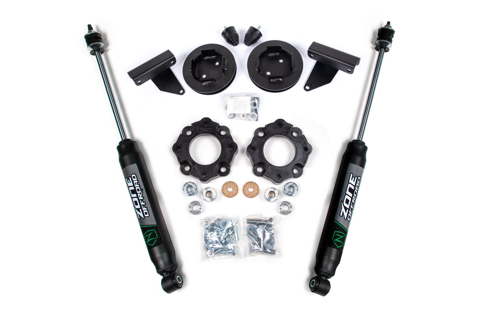 Zone Offroad 22-26 Toyota Tundra 4WD 2in Lift Kit - Nitro Rear Shocks - ZONT10N