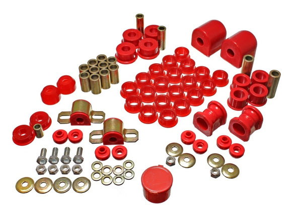 Energy Suspension 91-94 Nissan Sentra/NX1600/2000 Red Hyper-Flex Master Bushing Set - 7.18104R for 1991-1994 Nissan Sentra - 