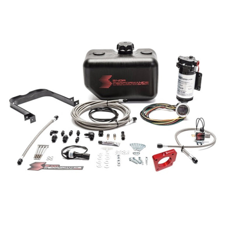 Snow Performance 05-14 STI Stg 2 Boost Cooler Water Injection Kit w/SS Brd Line &amp; 4AN Fittings - SNO-2110-BRD