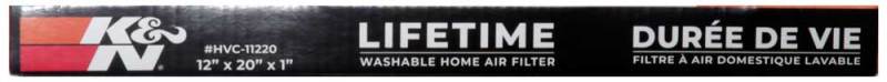 K&N HVAC Filter - 12 X 20 X 1 - HVC-11220