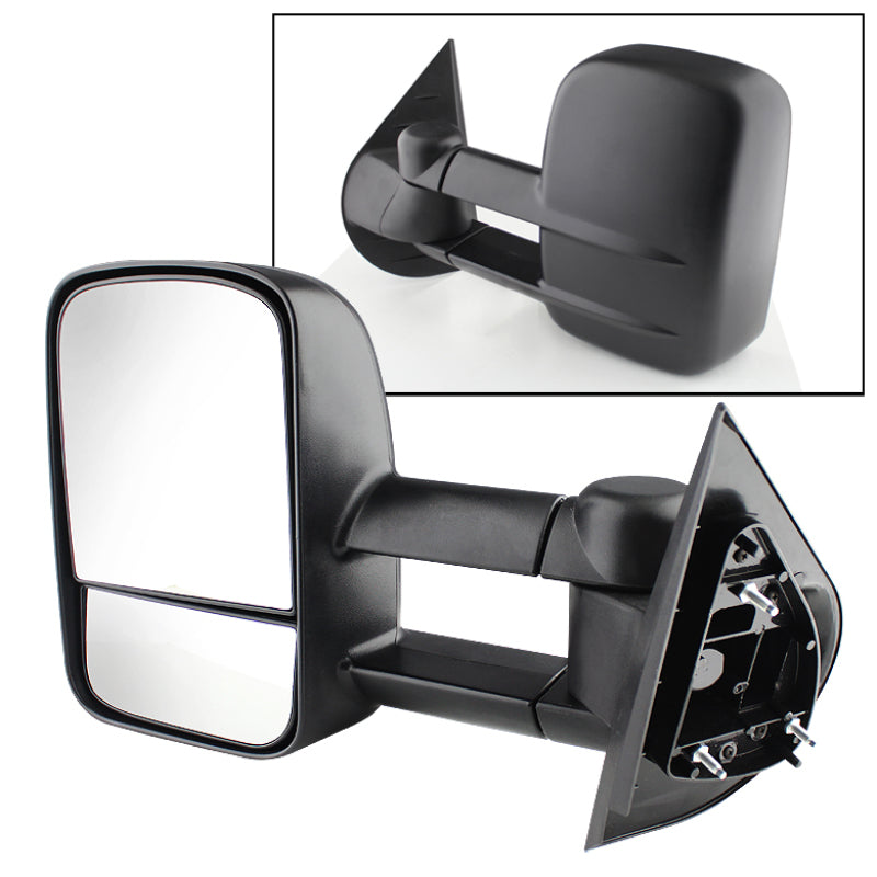 Xtune Chevy Silverado 07-12 Manual Extendable Power Heated Adjust Mirror Left MIR-CSIL07-PW-L - 9924996