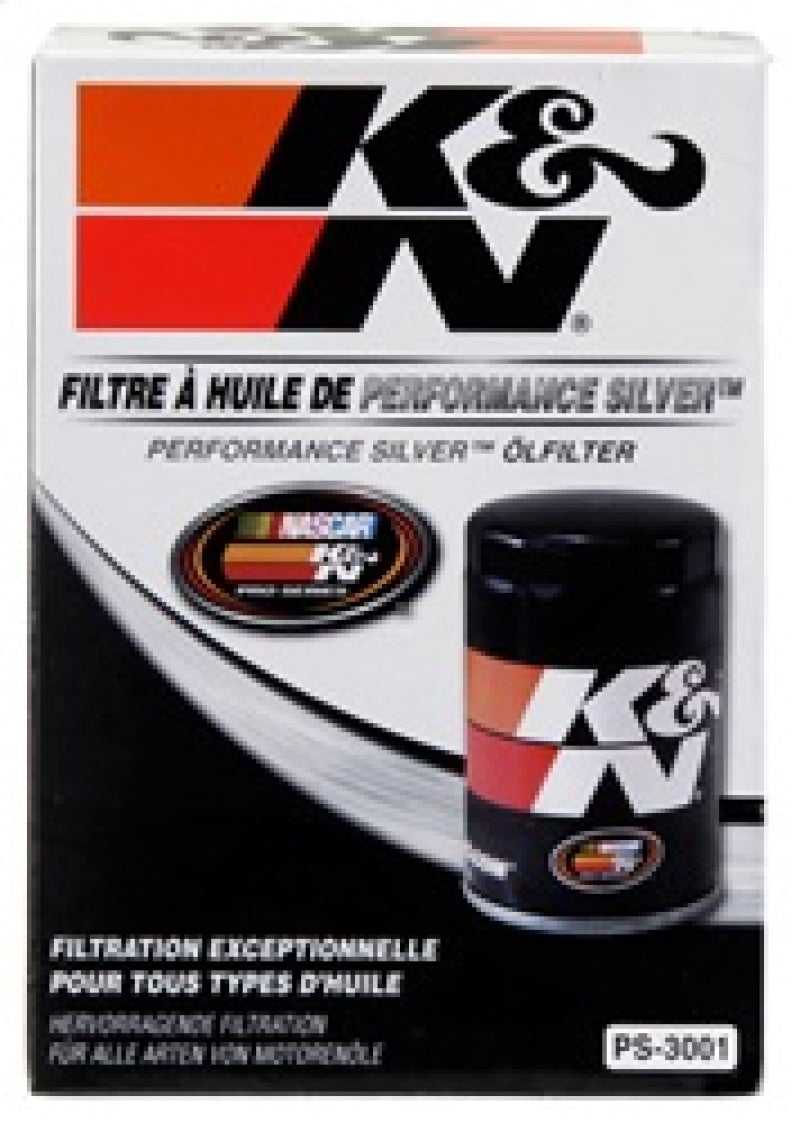K&N Oil Filter for Ford/Audi/VW/Toyota/Mercury/Mazda/Nissan/Dodge/Lincoln/Volvo 3.656in OD - PS-3001