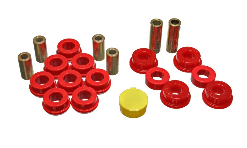 Energy Suspension 94-97 Honda Accord/Odyssey Red Front Control Arm Bushing Set - 16.3106R for 1992-1996 Honda Prelude - front