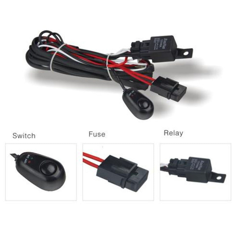 DV8 Offroad Wiring Harness w/ Relay &amp; Switch - WIRE HARNESS