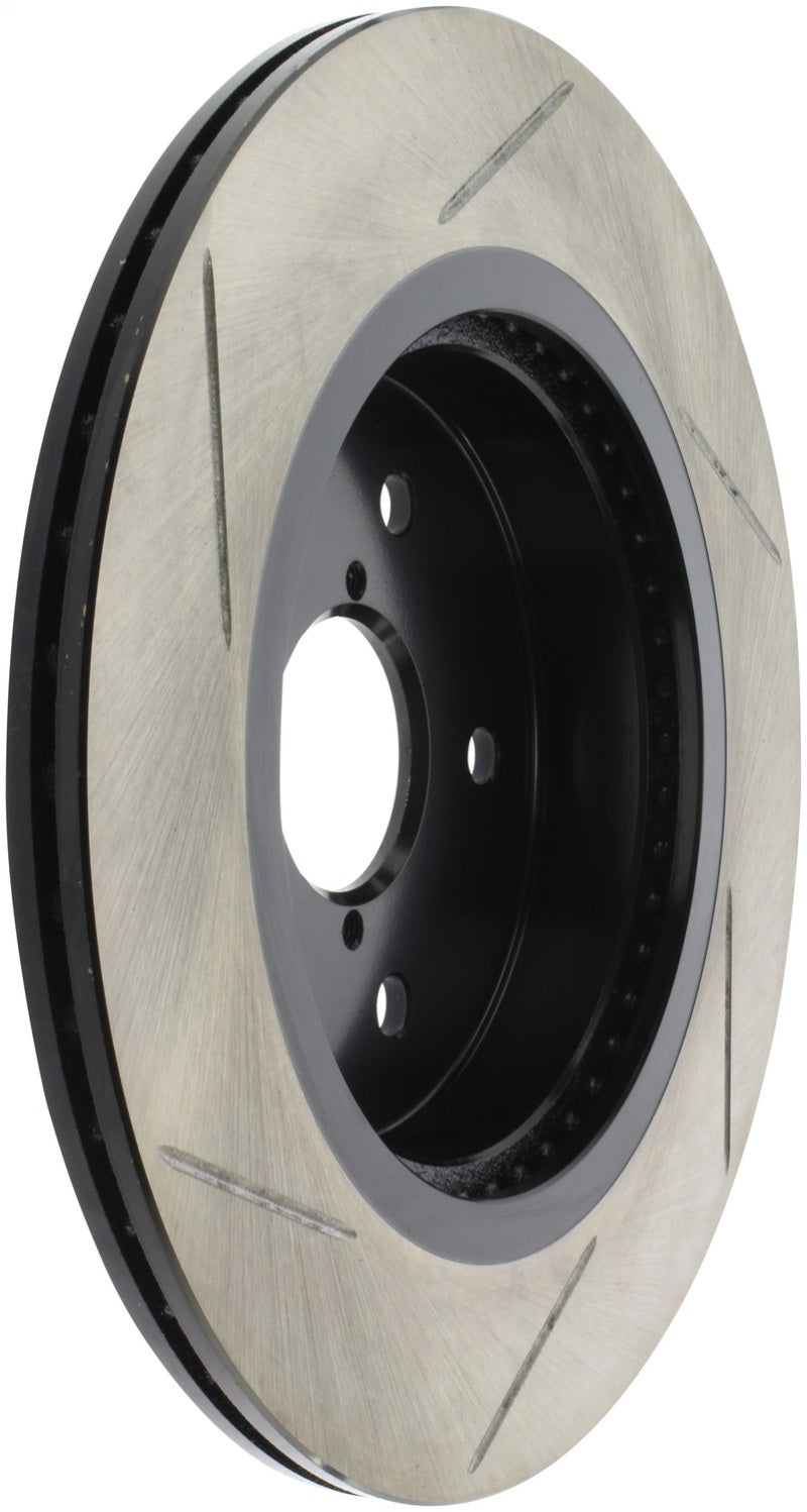 StopTech 16-17 Subaru WRX w/EyeSight Technology Sport Slotted Rear Left Rotor - 126.47037SL