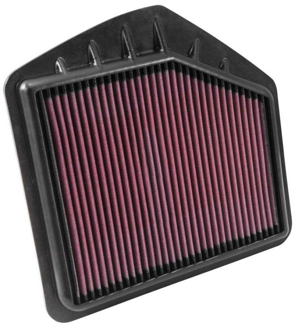 K&N Replacement Panel Air Filter for 2015 Hyundai Genesis Sedan 5.0L V8 (Left) - 33-5021 for 2017-2022 Genesis G90 - front vi