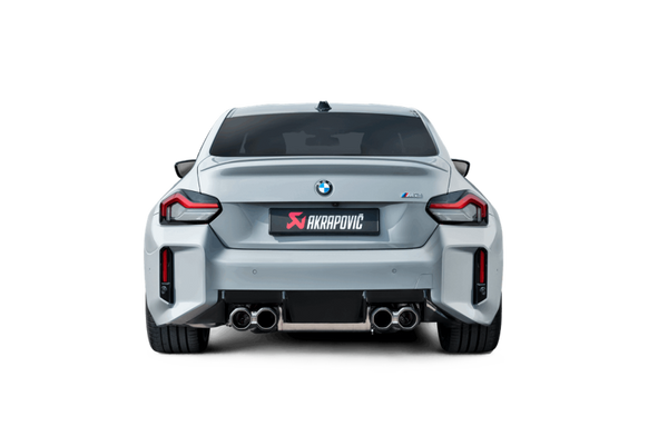 Akrapovic 2023 BMW M2 (G87) Slip-On Line (Titanium) (Req. Tips) - S-BM/T/34H for 2023-2025 BMW M2 - front view
