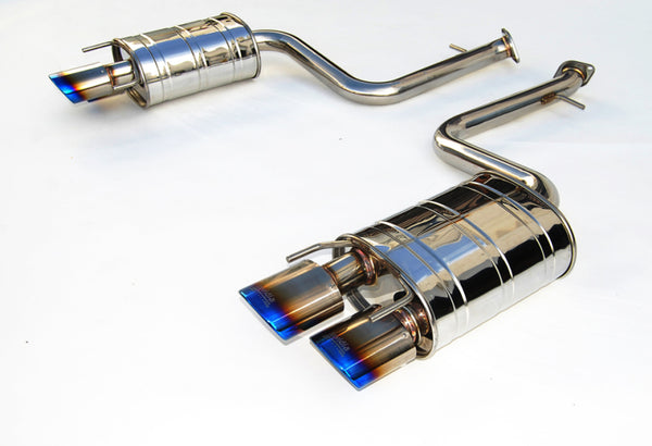 Invidia 15+ Lexus RC350/200T Titanium Quad Rolled Tip Axel-Back Exhaust - HS14LRCDR4OT by Invidia - front view