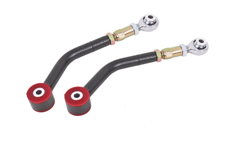 BMR 08-17 Challenger Upper Control Arms On-Car Adj. Rod Ends (Polyurethane) - Black Hammertone - UCA112H for 2008-2020 Dodge 