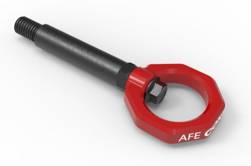 aFe Control Rear Tow Hook Red BMW F/G-Chassis 2/3/4/M
