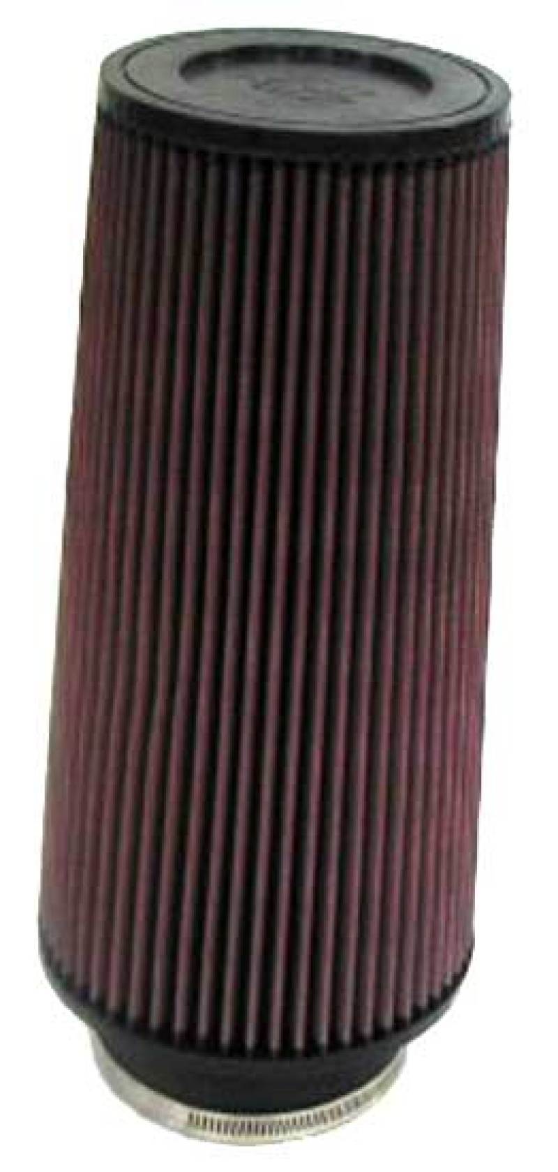 K&N Universal Rubber Filter 4inch FLG / 6inch OD-B / 4-5/8inch OD-T / 12inch H - RE-0860 by K&N Engineering - front view