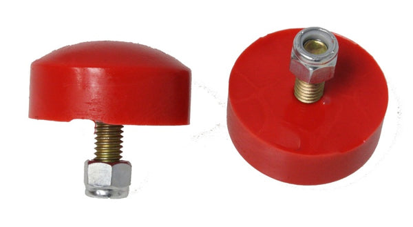 Energy Suspension 1in Tall Buttonhead Bump Stop - Red - 9.9116R by Energy Suspension - front view