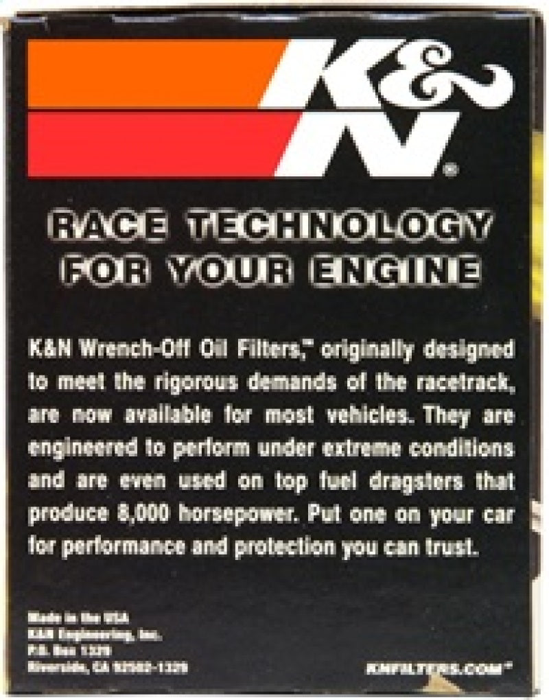 K&amp;N Performance Gold Oil Filter - HP-1002