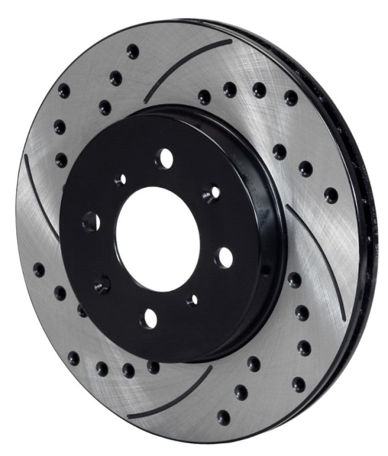 Wilwood Rotor-.68in Offset-SRP-BLK-Drill-LH 10.32 x .83 - 4 x 3.93 - 160-12839-BK