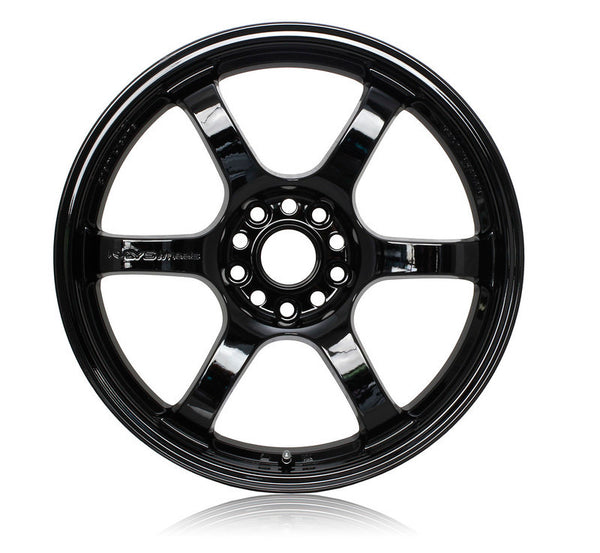 Gram Lights 57DR 18x9.5 +38 5-114.3 Glossy Black Wheel - WGIX38EGX by Gram Lights