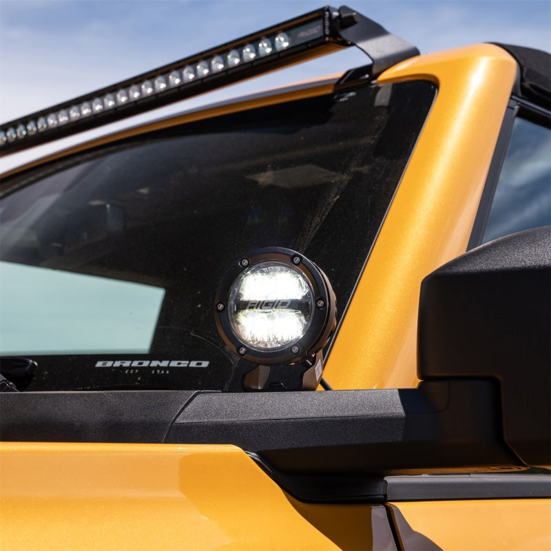 Ford Racing 2021+ Ford Bronco Mirror Mounted 4in Rigid LED Lights Kit - M-15200K-BML