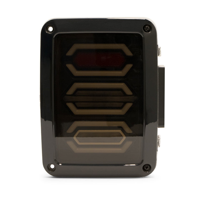 DV8 Offroad 07-18 Jeep Wrangler JK Octagon LED Tail Light - TLJK-02