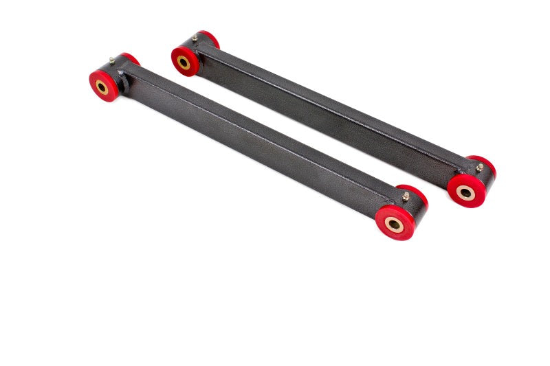 BMR 05-14 S197 Mustang Non-Adj. Boxed Lower Control Arms (Polyurethane) - Black Hammertone - TCA032H