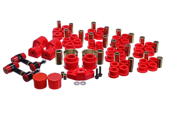Energy Suspension 13+ FR-S / BRZ / 86 Red Hyper-Flex Master Bushing Set - 8.18115R for 2013-2025 Subaru BRZ - front view