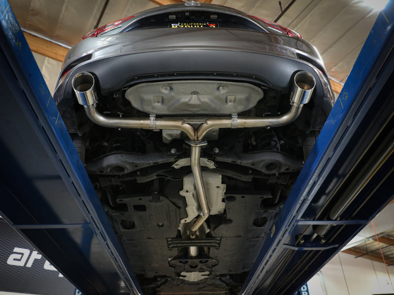 aFe Takeda 2-1/2in 304 SS Cat-Back Exhaust w/ Polished Tips 14-18 Mazda 3 L4 2.0L/2.5L - 49-37015-P