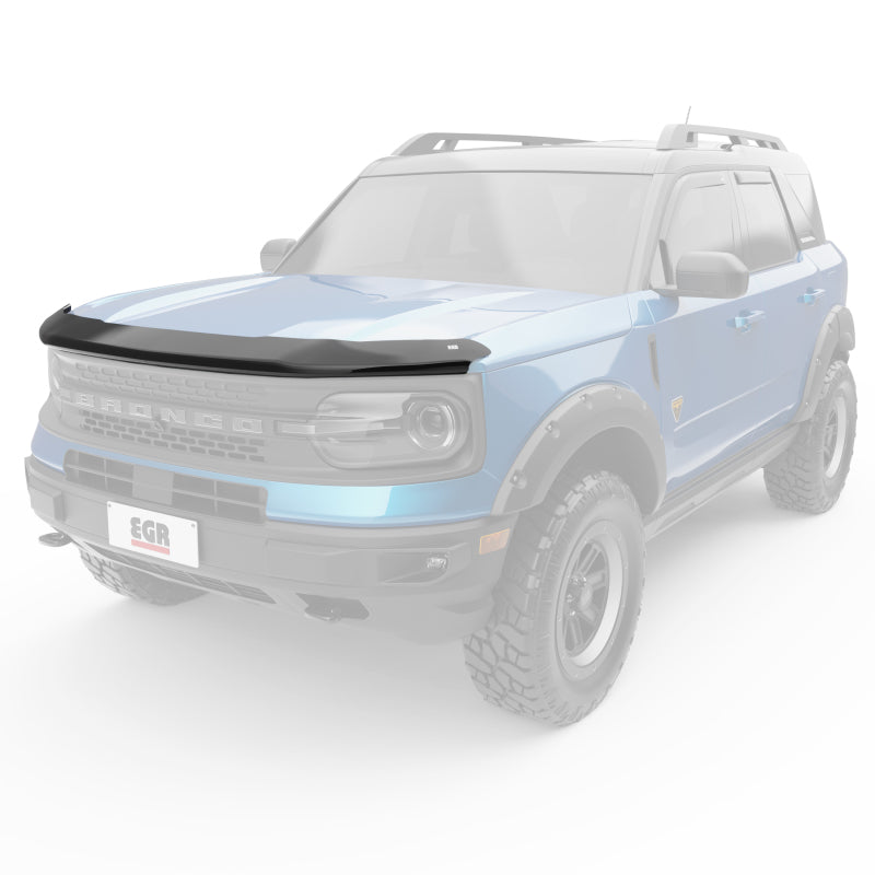 EGR 21-22 Ford Bronco Sport Superguard Hood Shield - Dark Smoke (303561)