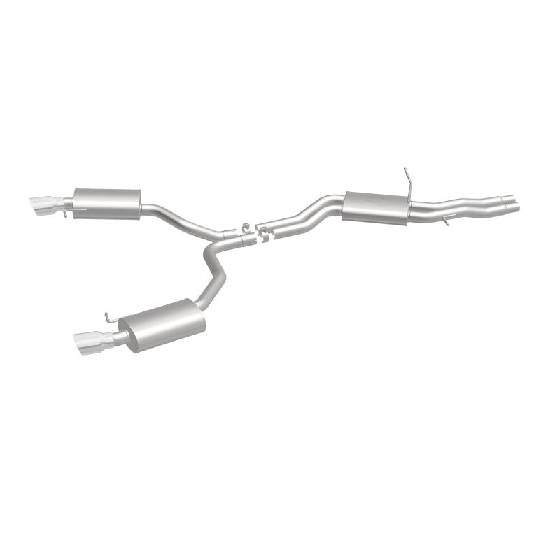 MagnaFlow Sys C/B 12-15 Audi A6 / A7 3.0L V6 SS 2.5in Dual Split Rear Ext 4in Tips - 19159