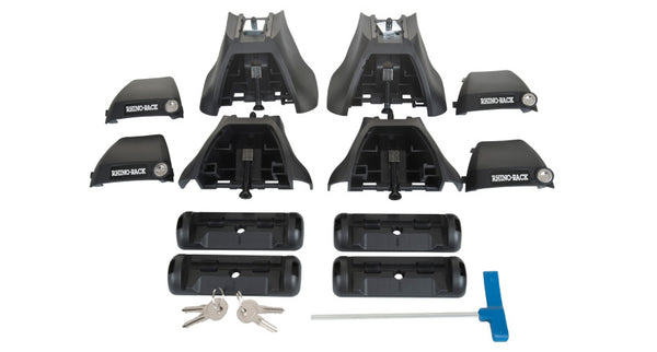 Rhino-Rack 2500 Leg Kit for Vortex Bar - 4 pcs - RLKVA for 2000-2007 Ford Focus - front view