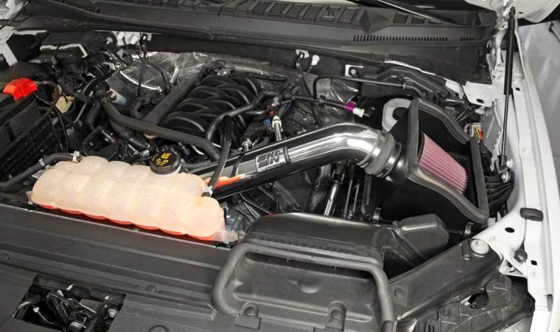 K&amp;N 15 Ford F150 5.0L V8 F/I High Flow Performance Intake Kit - 77-2591KP