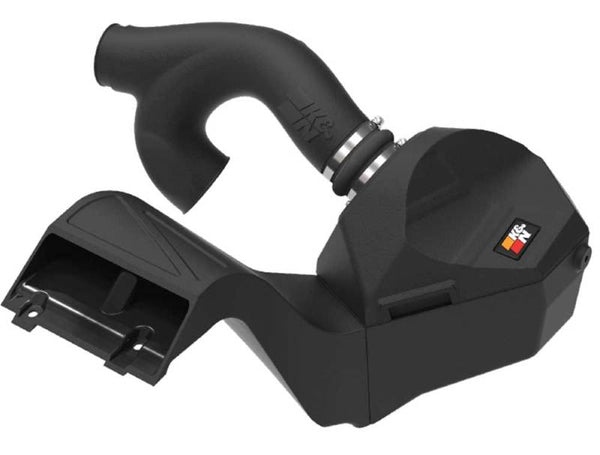 K&N 2021+ Ford F150 V6-3.5L/2.7L F/I Aircharger Performance Intake - 63-2617 for 2021-2025 Ford F 150 - front view