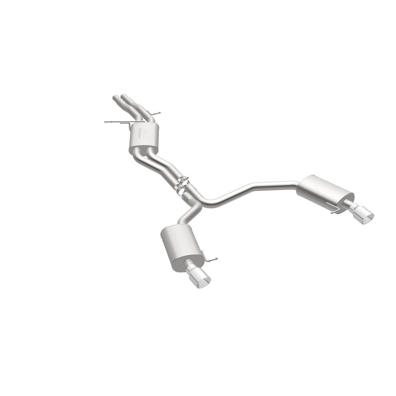MagnaFlow Sys C/B 12-15 Audi A6 / A7 3.0L V6 SS 2.5in Dual Split Rear Ext 4in Tips - 19159