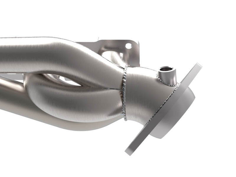 aFe Power Twisted Steel 304SS Shorty Header 2021 Ram 1500 TRX V8-6.2L (uncoated) - 48-32030