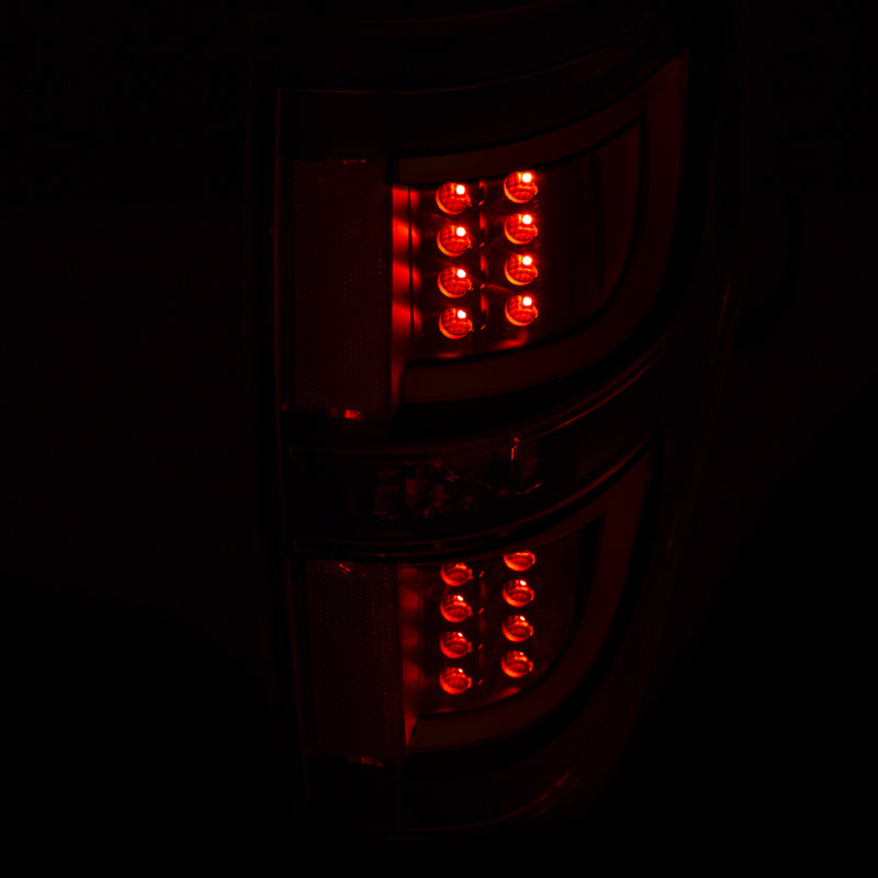 ANZO 2009-2013 Ford F-150 LED Taillights Black - 311257