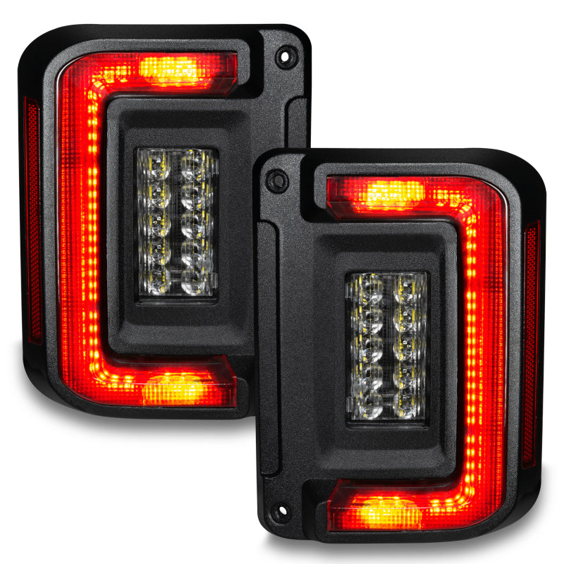 Oracle Lighting Jeep Wrangler JK Flush Mount LED Tail Lights - 5891-504
