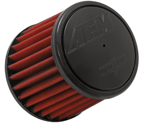 AEM Dryflow 3in. X 5in. Round Tapered Air Filter - 21-2031D-HK by AEM Induction - front view