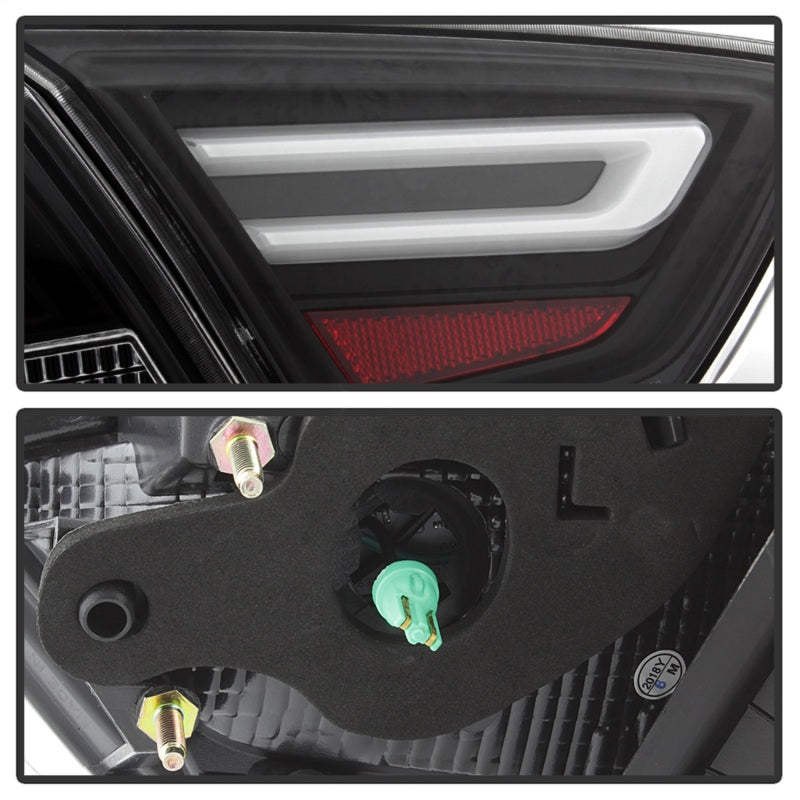 xTune 14-18 Chevy Impala (Excl 14-16 Limited) LED Tail Lights - Black (ALT-JH-CIM14-LBLED-BK) - 9042140